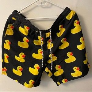 Neff yellow duck swimsuit, Men’s size XL..Ducks everywhere